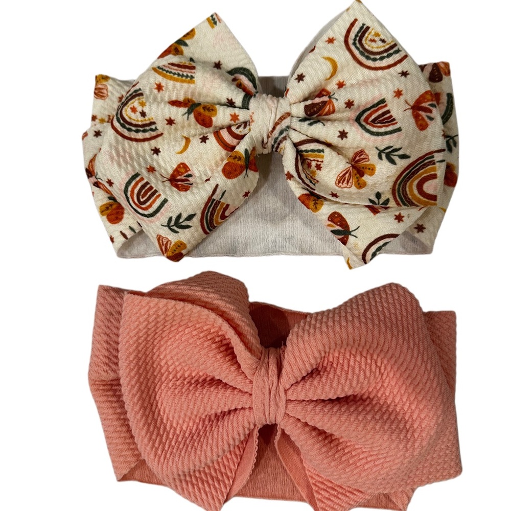Adorable Baby Girl Bow Headband Set